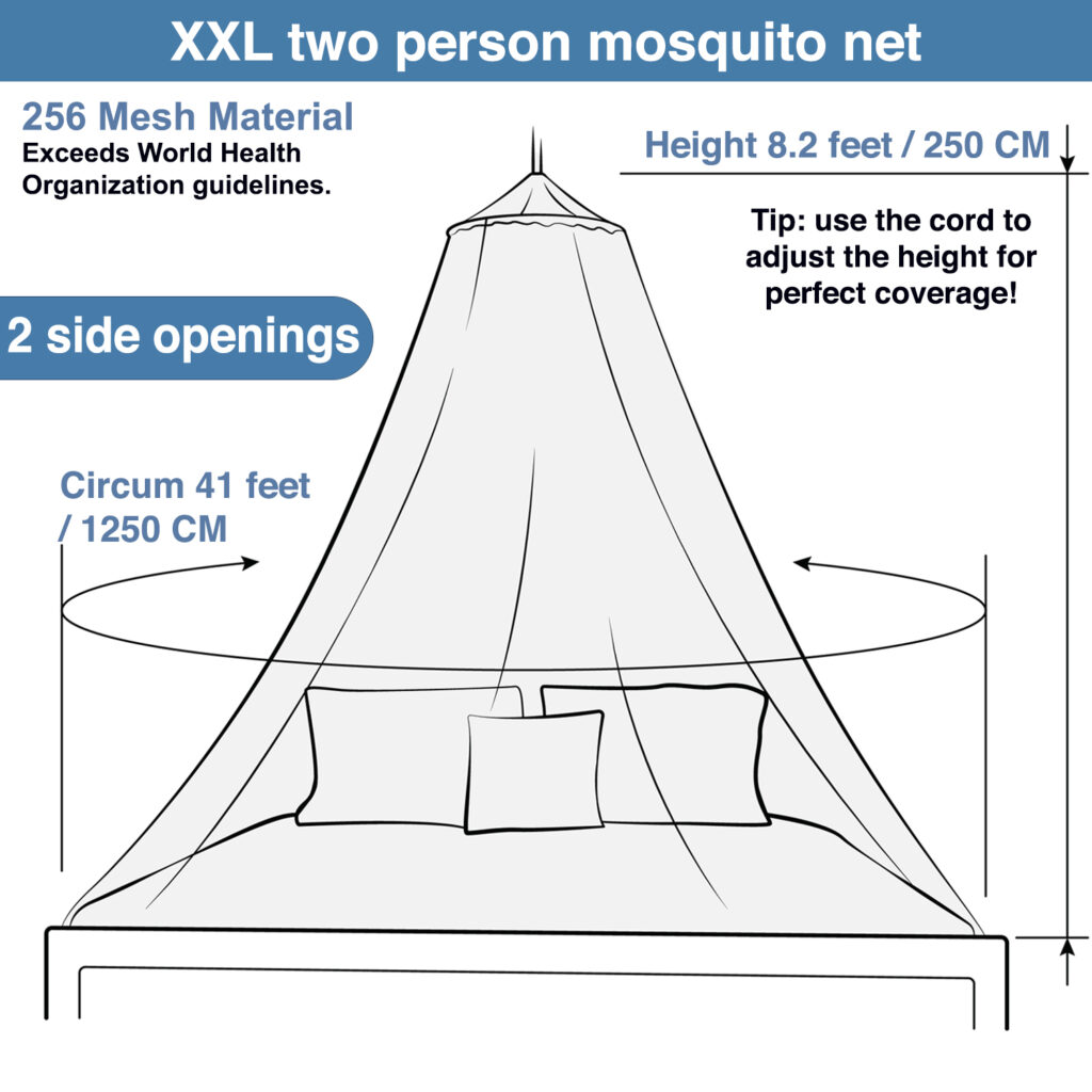 4. Mosquito net line art